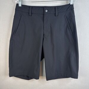 Lululemon Chino Shorts Mens 30 Black 10" Inseam Casual Golf Performance
